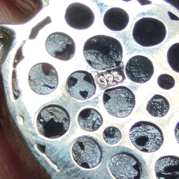 Bali Legacy Sterling Silver Filigree Sea Turtle Pendant - Picture 5 of 16